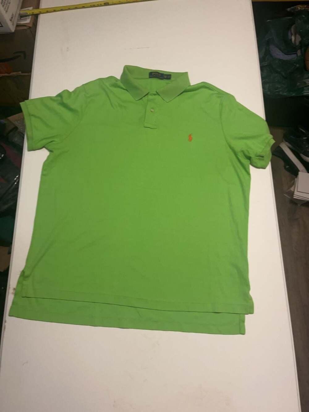 Polo Ralph Lauren Classic Fit Short Sleeve Polo Shirt Lime Green XXL
